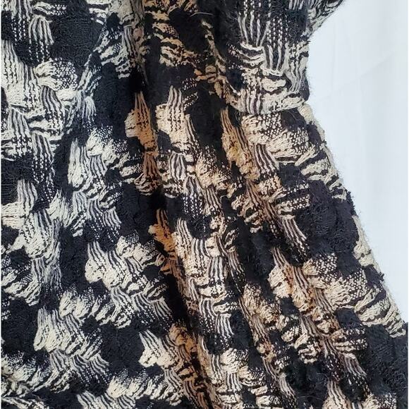 Robert Rodriguez Black and Ivory Wool Blend Short Jacket Size 10 - Picture 8 of 15